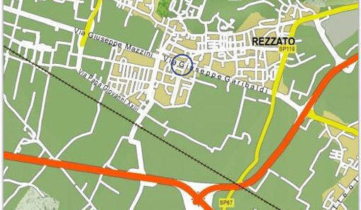 mappa di Rezzato - dove si trova GMG Abrasivi - vai alla home page